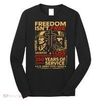250th Anniversary Military Memorial Day 250 Years Long Sleeve Shirt thumb 0