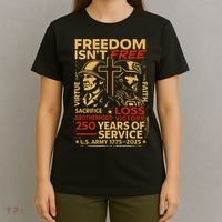 250th Anniversary Military Memorial Day 250 Years T-Shirt thumb 4