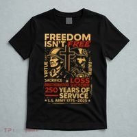 250th Anniversary Military Memorial Day 250 Years T-Shirt thumb 5