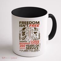 250th Anniversary Military Memorial Day 250 Years Coffee Mug thumb 1