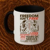 250th Anniversary Military Memorial Day 250 Years Coffee Mug thumb 2