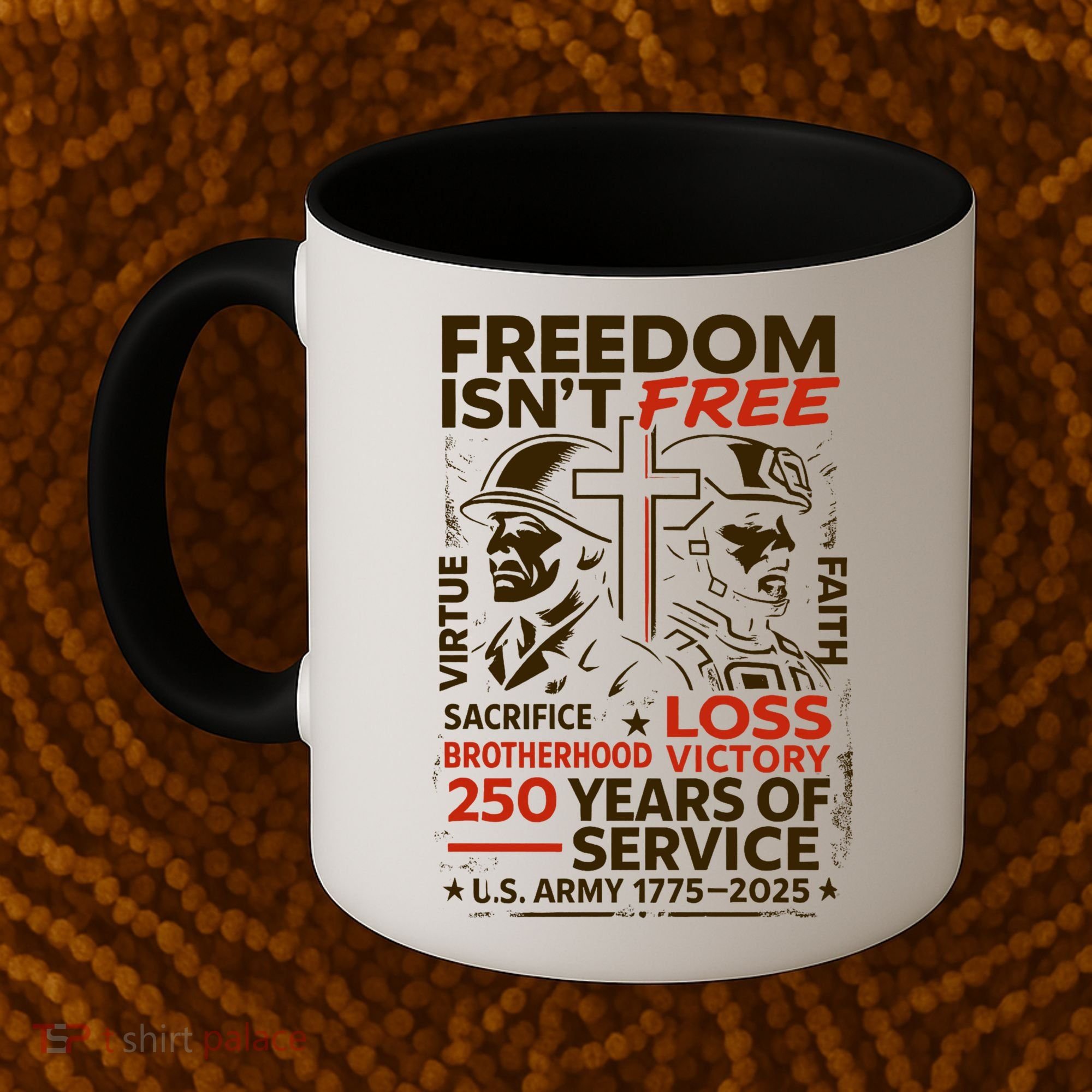 250th Anniversary Military Memorial Day 250 Years Coffee Mug