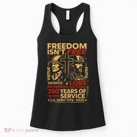 250th Anniversary Military Memorial Day 250 Years Women's Tank Top thumb 0
