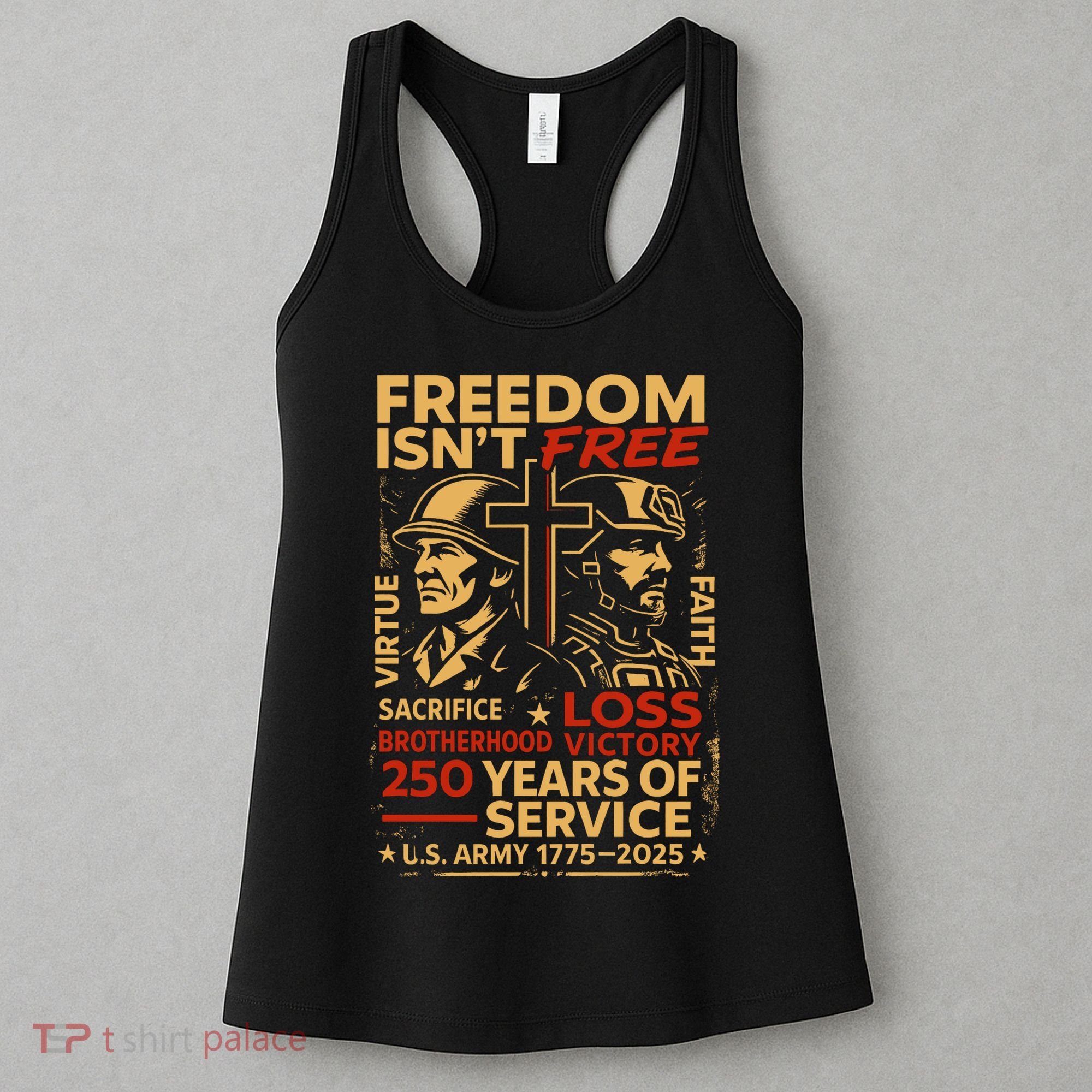250th Anniversary Military Memorial Day 250 Years Women's Tank Top