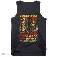 250th Anniversary Military Memorial Day 250 Years Tank Top thumb 0