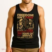 250th Anniversary Military Memorial Day 250 Years Tank Top thumb 3