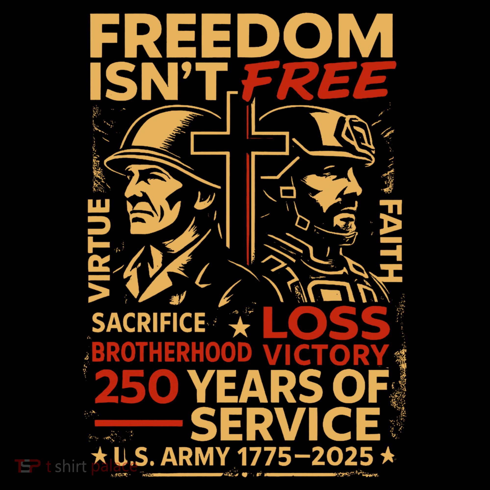 250th Anniversary Military Memorial Day 250 Years Tank Top