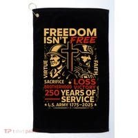 250th Anniversary Military Memorial Day 250 Years Golf Towel thumb 0