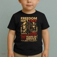 250th Anniversary Military Memorial Day 250 Years Toddler T-Shirt thumb 2