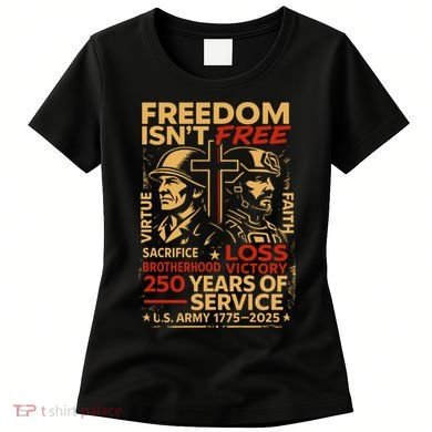250th Anniversary Military Memorial Day 250 Years Women's T-Shirt