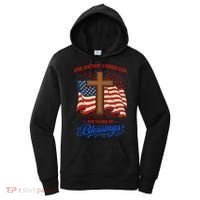 250th Anniversary One Nation Under God 250 Years Of Blessings America Flag Women's Hoodie thumb 0