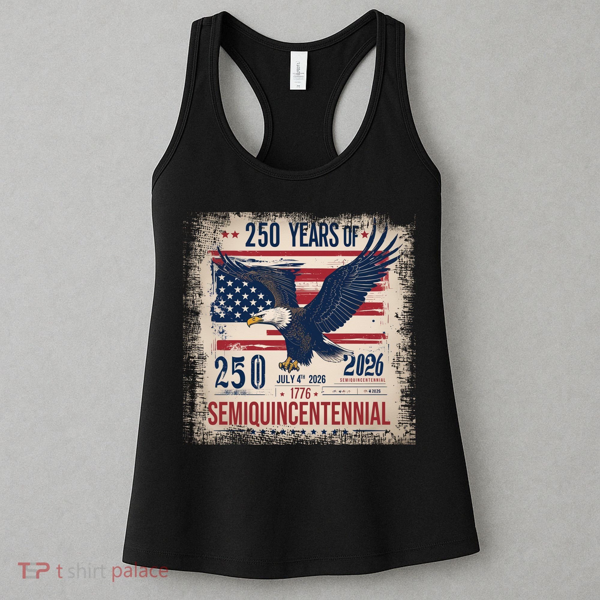 250th Anniversary Of American American Patriotism Women's Tank Top