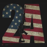 2nd Amendment Patriotic Gun Owner American Flag Rifle Ornament thumb 1