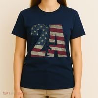 2nd Amendment Patriotic Gun Owner American Flag Rifle T-Shirt thumb 4
