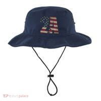2nd Amendment Patriotic Gun Owner American Flag Rifle Bucket Hat thumb 0