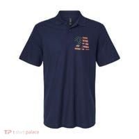 2nd Amendment Patriotic Gun Owner American Flag Rifle Polo thumb 0