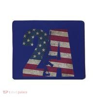 2nd Amendment Patriotic Gun Owner American Flag Rifle Mousepad thumb 0