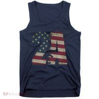 2nd Amendment Patriotic Gun Owner American Flag Rifle Tank Top thumb 0