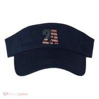 2nd Amendment Patriotic Gun Owner American Flag Rifle Visor thumb 0
