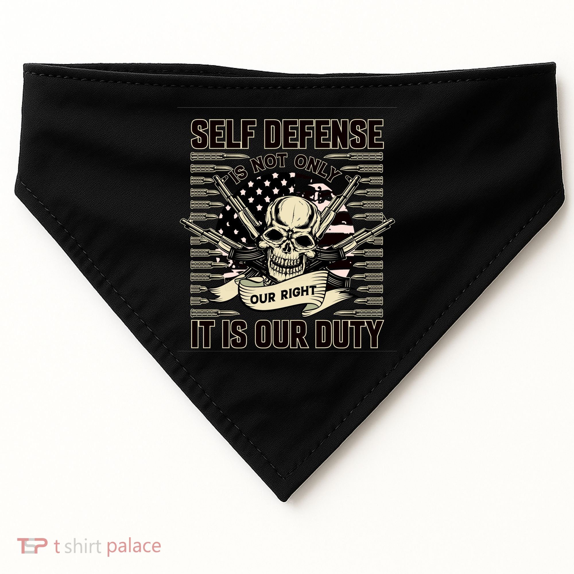 2nd Amendment Self Defense USA-Made Doggie Bandana