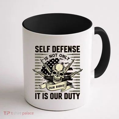 2nd Amendment Self Defense Coffee Mug back