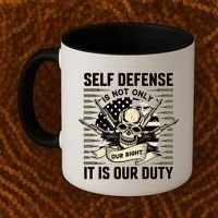 2nd Amendment Self Defense Coffee Mug thumb 2