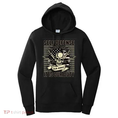 2nd Amendment Self Defense Women's Hoodie