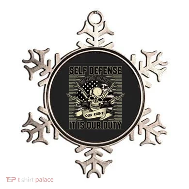 2nd Amendment Self Defense Ornament