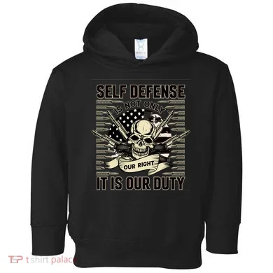 2nd Amendment Self Defense Toddler Hoodie