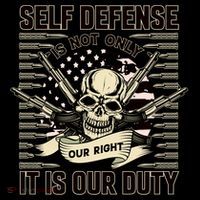 2nd Amendment Self Defense Toddler Hoodie thumb 2
