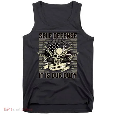 2nd Amendment Self Defense Tank Top
