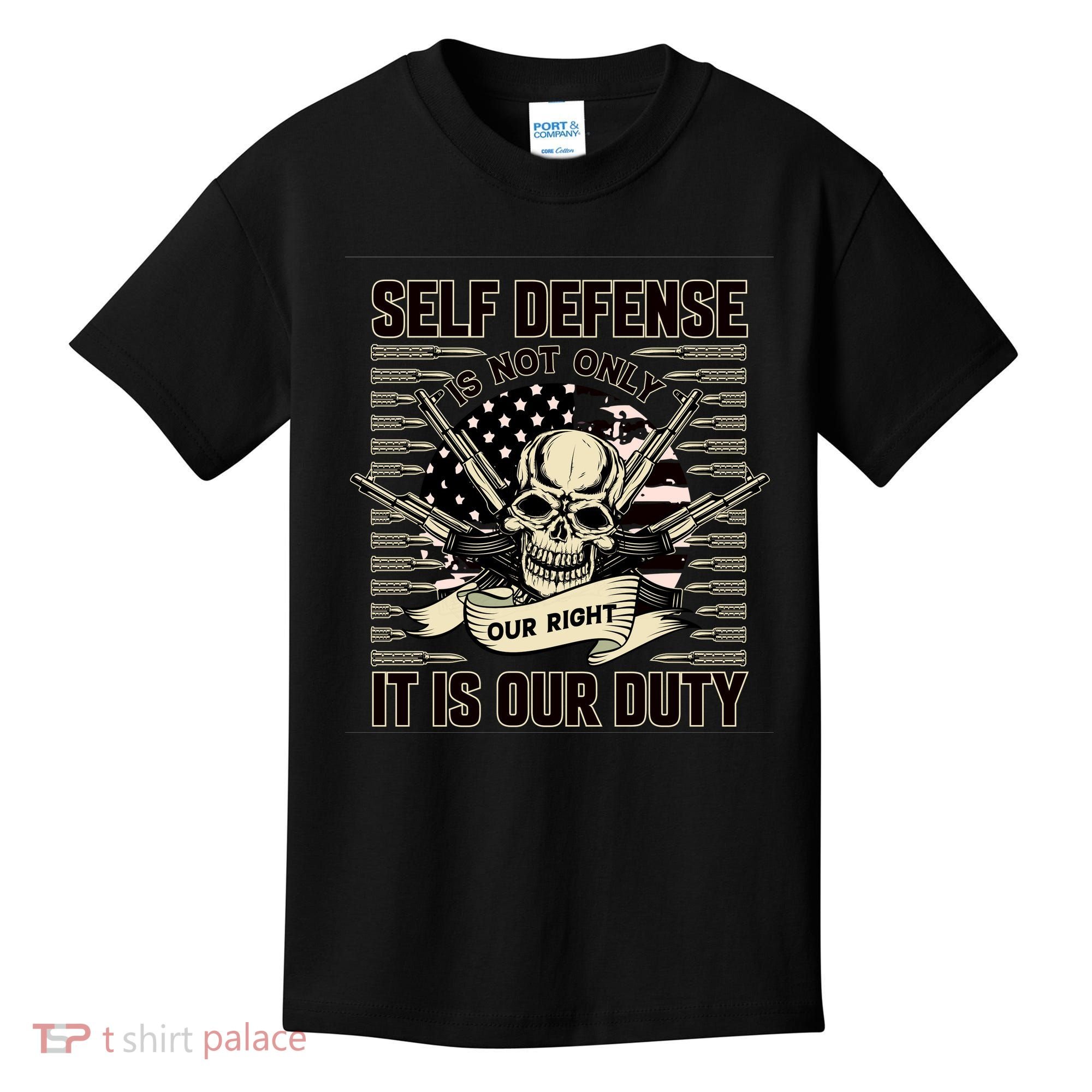 2nd Amendment Self Defense Kids T-Shirt