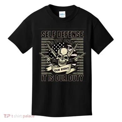 2nd Amendment Self Defense Kids T-Shirt