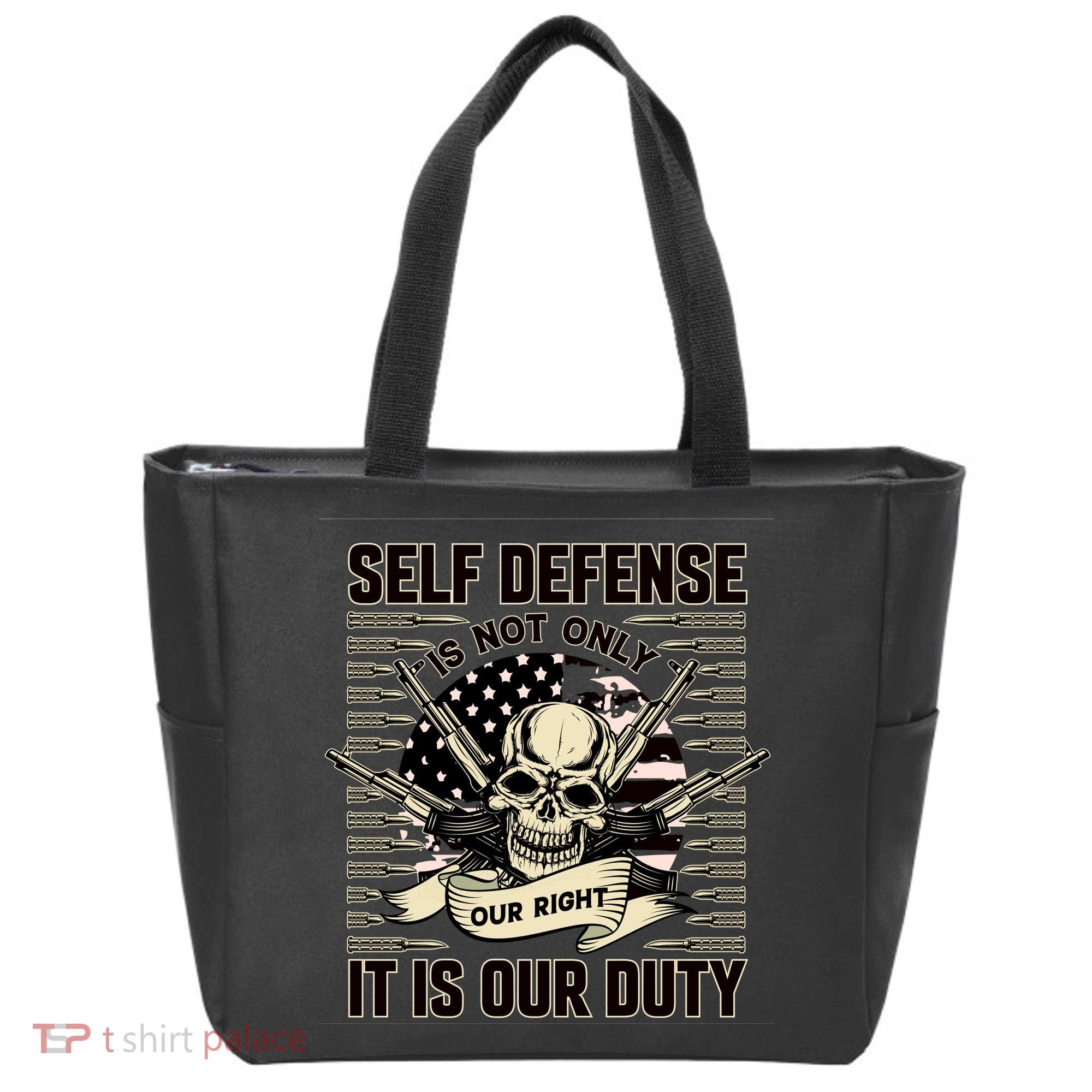 2nd Amendment Self Defense Tote Bag