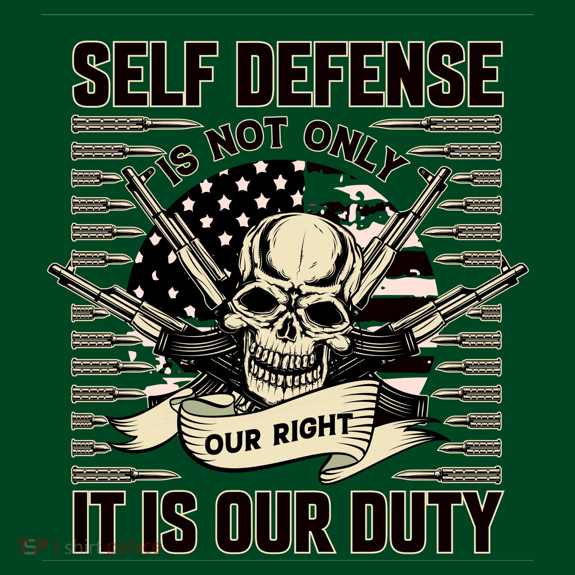 2nd Amendment Self Defense Long Sleeve Shirt