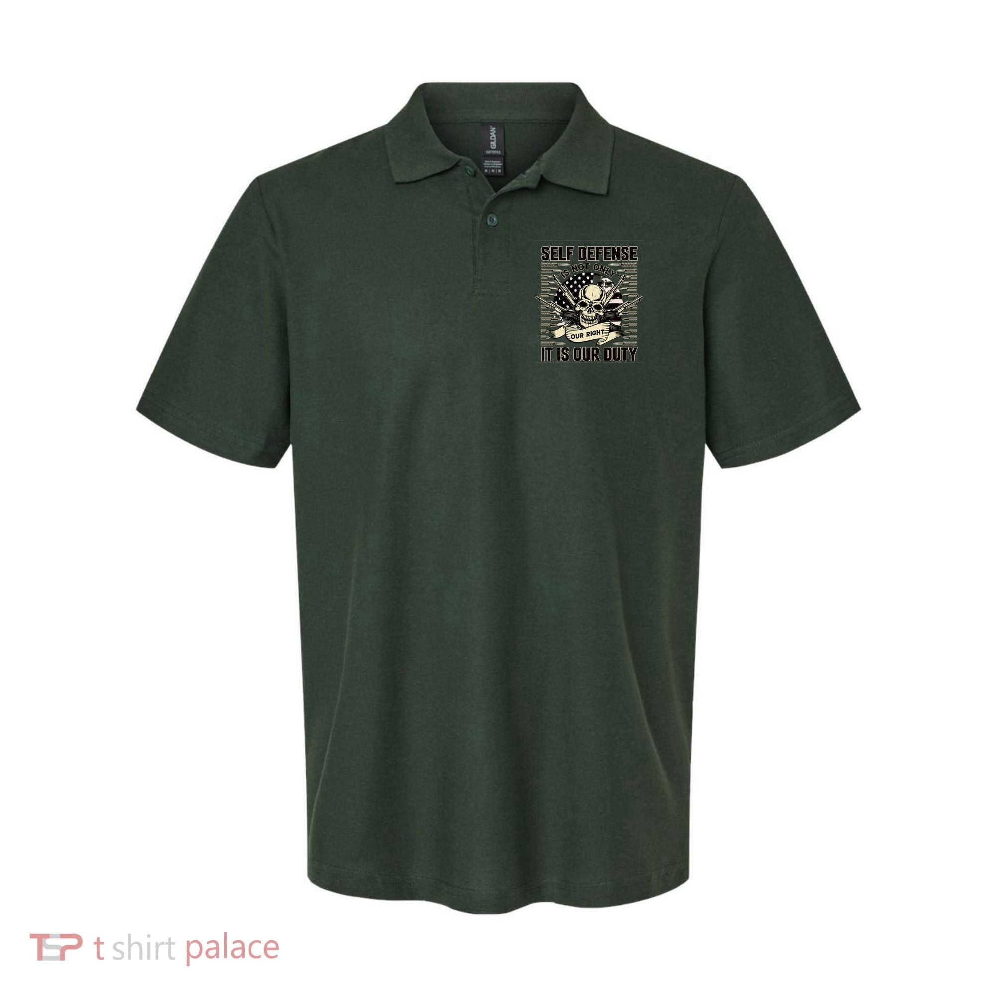 2nd Amendment Self Defense Polo