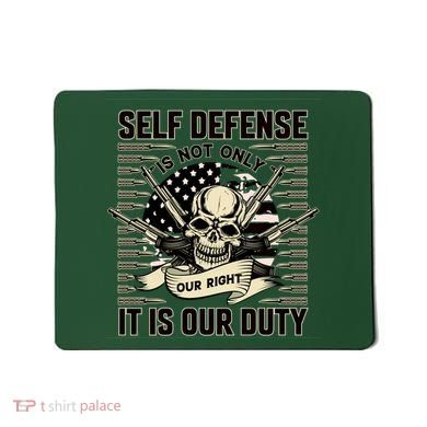 2nd Amendment Self Defense Mousepad
