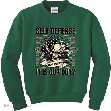 2nd Amendment Self Defense Kids Sweatshirt