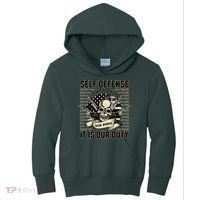 2nd Amendment Self Defense Kids Hoodie thumb 0