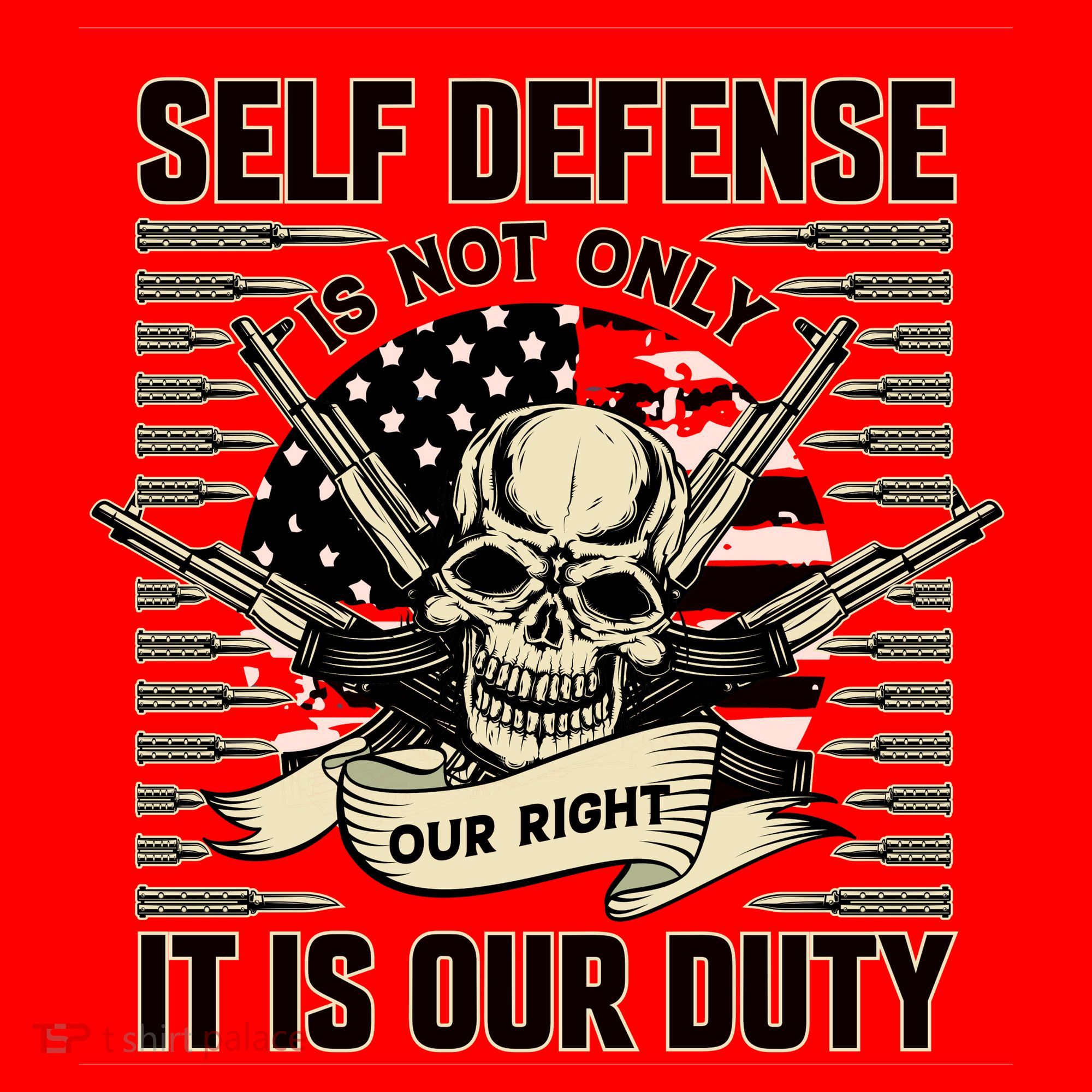 2nd Amendment Self Defense Santa Hat