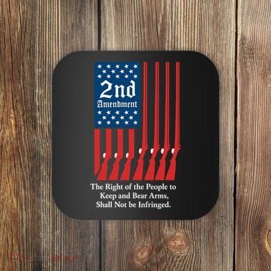 2nd Amendment Script Coaster