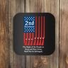 2nd Amendment Script Coaster
