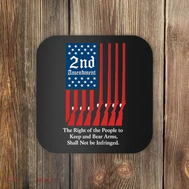 2nd Amendment Script Coaster
