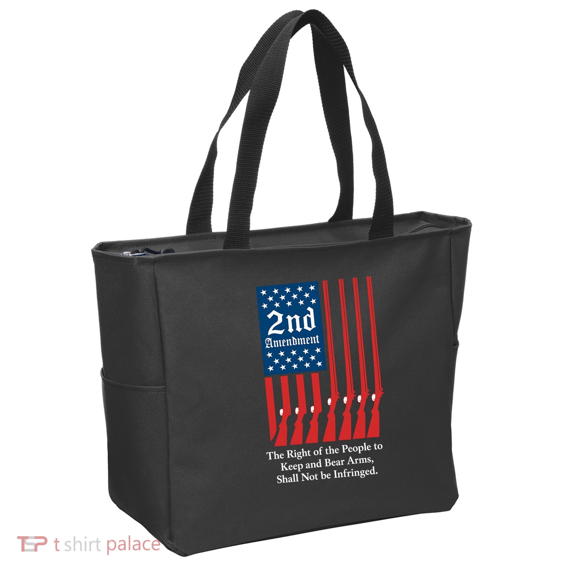 2nd Amendment Script Tote Bag