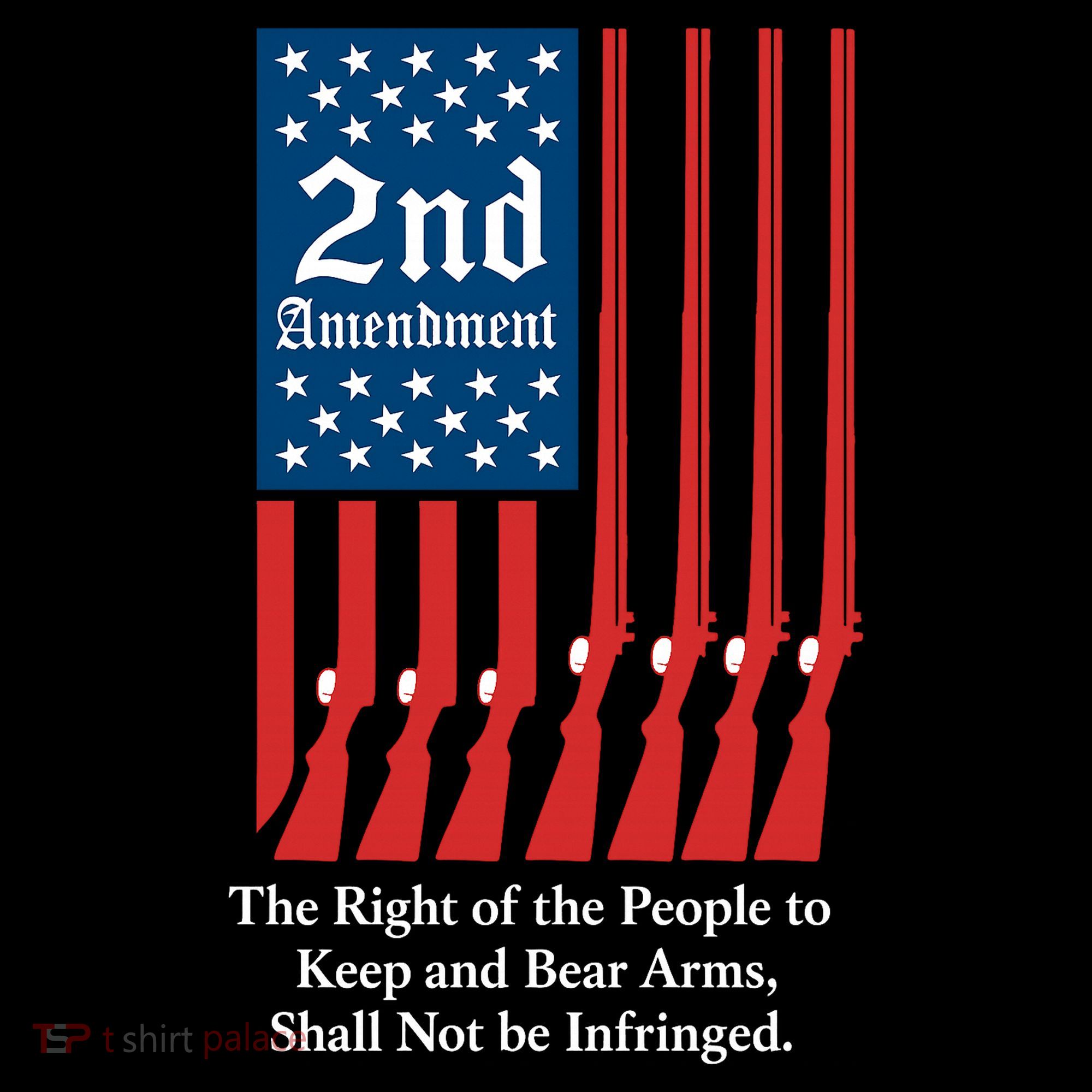 2nd Amendment Script Tote Bag
