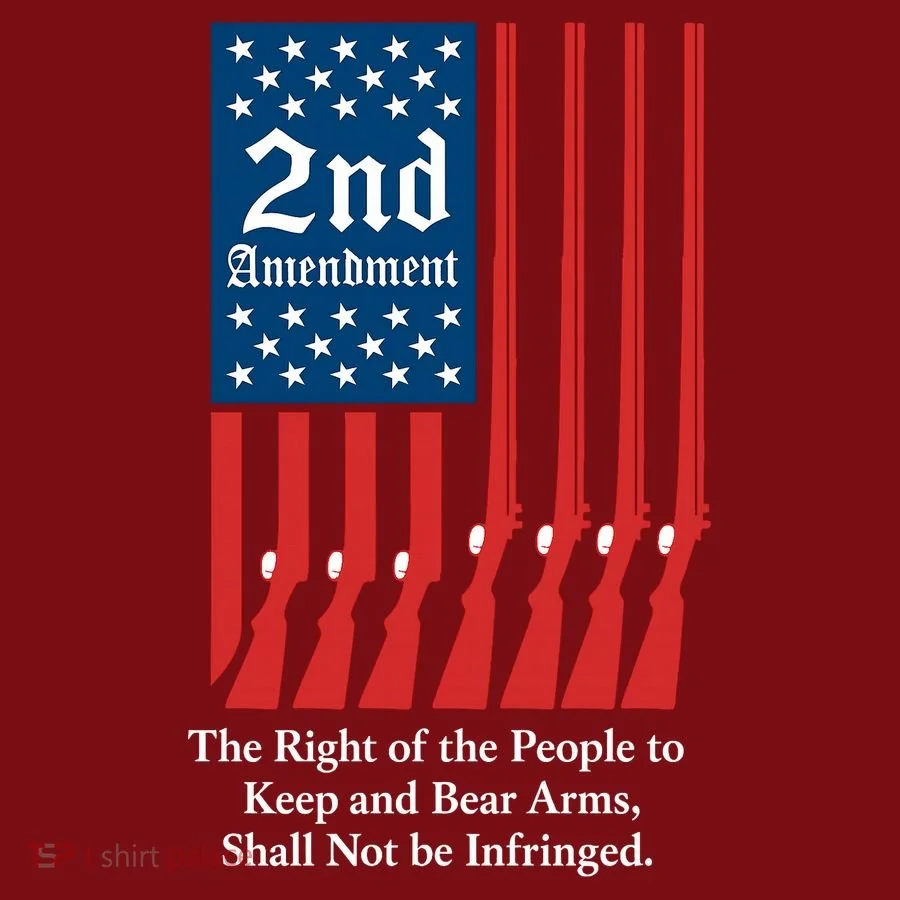 2nd Amendment Script Knit Stocking