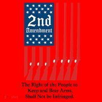 2nd Amendment Script Santa Hat thumb 1