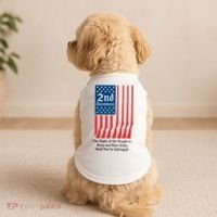 2nd Amendment Script Doggie Tank thumb 2