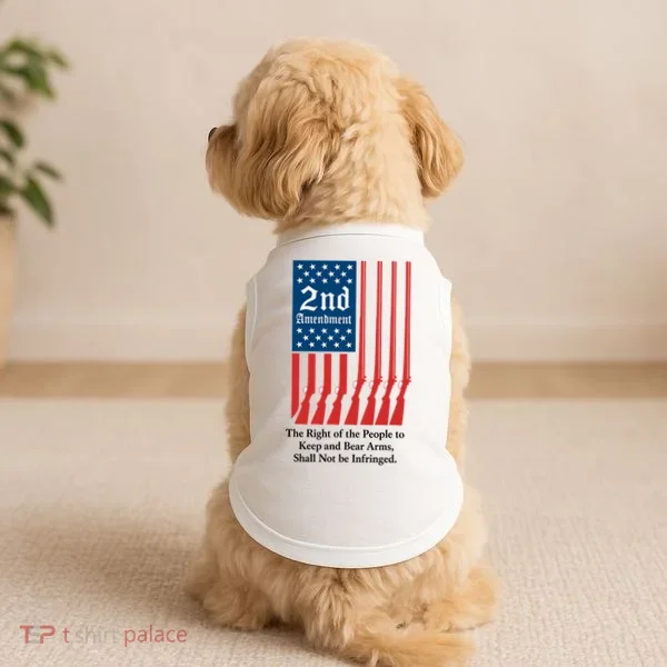 2nd Amendment Script Doggie Tank