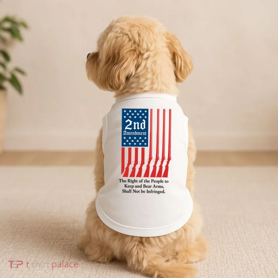 2nd Amendment Script Doggie Tank